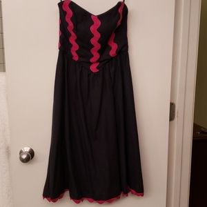 [BRAND NEW] BETSY JOHNSON Navy Fit & Flare Dress
